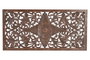 GINER Y COLOMER Cabecero de MDF Tallado a Mano Madera de Mango 166 cm de Ancho en Color Nuez / Nogal